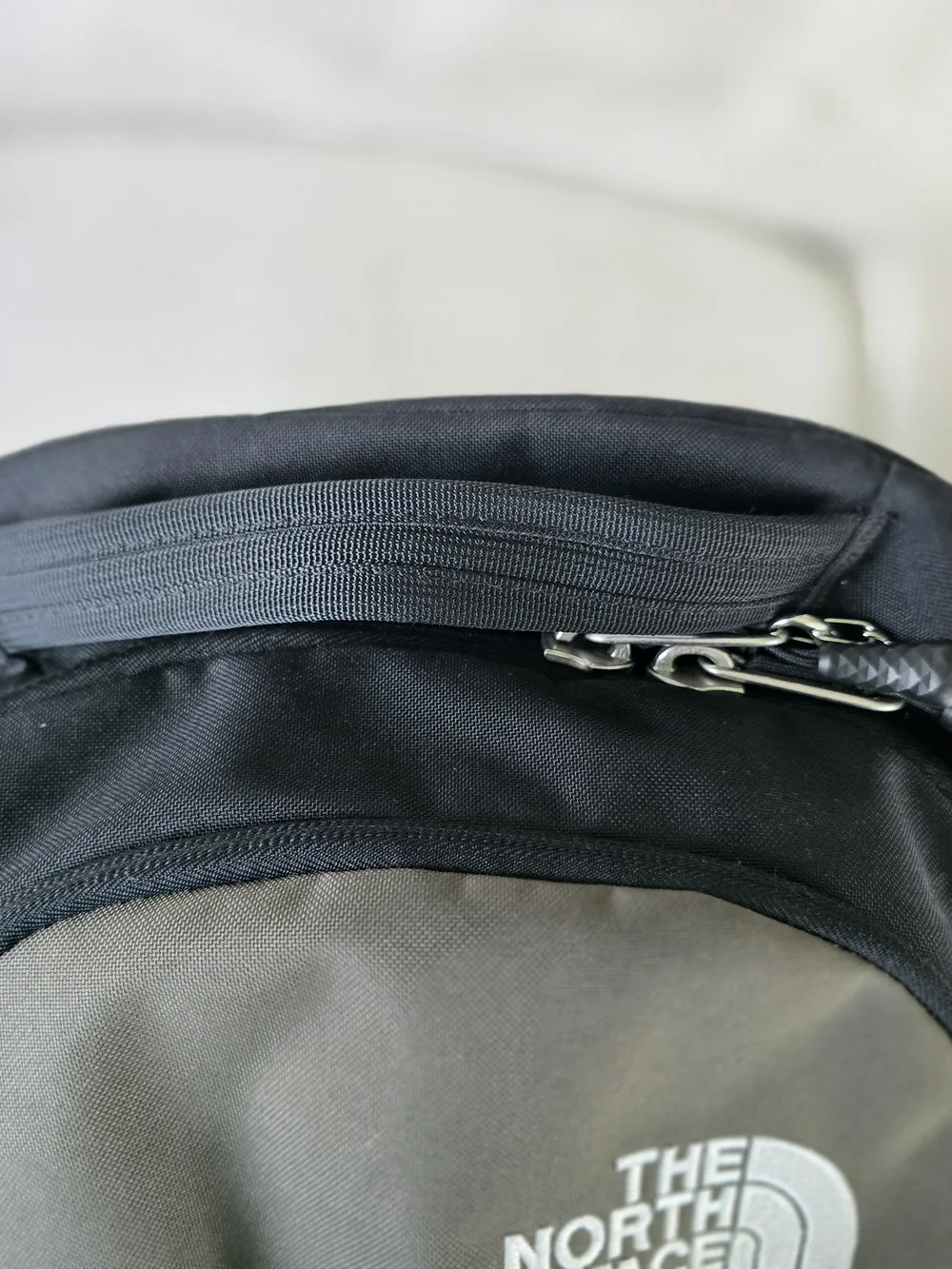 The North Face Jester Backpack - Olive Green & Black 28L Laptop & Pocket See Pic